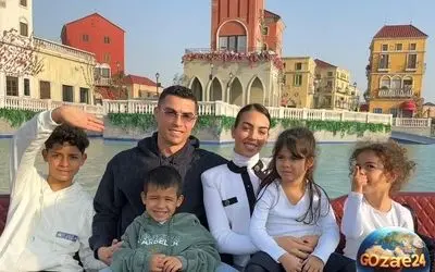 تصاویر خانه لوکس و مجلل رونالدو در عربستان با دکوراسیون شاه‌نشین و طراحی شاهانه