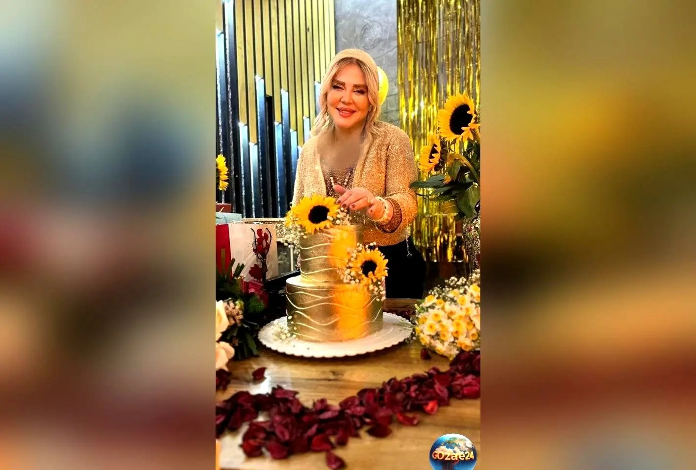 بهاره رهنما در جشن تولد ۵۱ سالگی با کیک گل برجسته و حضور مادر در شب خاص، تصاویر و ویدئوهای جذاب