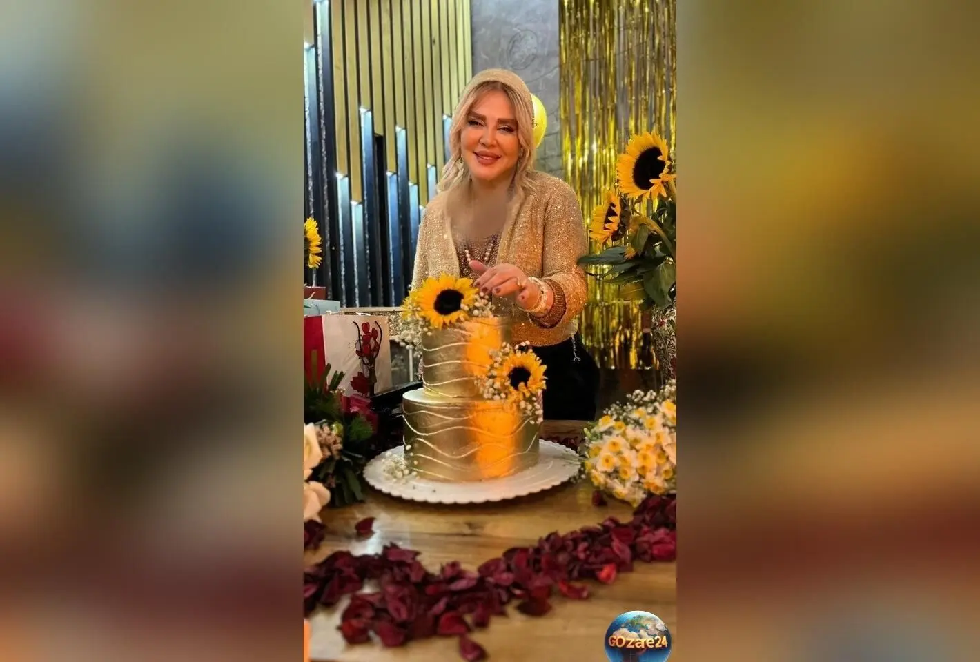 بهاره رهنما در جشن تولد ۵۱ سالگی با کیک گل برجسته و حضور مادر در شب خاص، تصاویر و ویدئوهای جذاب