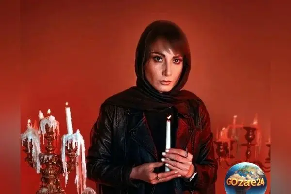 تصویر جدید سمیرا حسن‌پور از پشت صحنه سریال «گردن‌زنی» با بازی کیسان دیباج