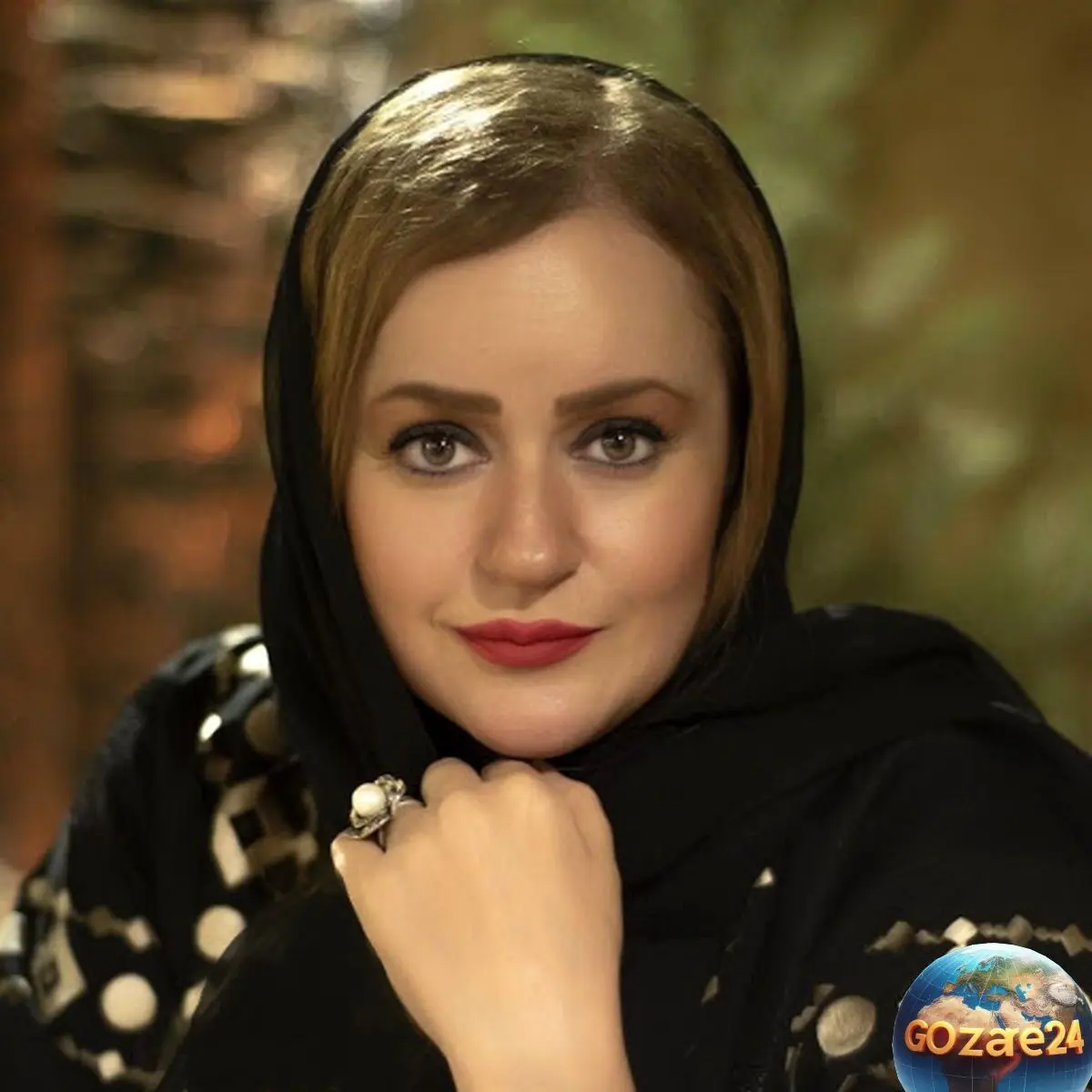 عکس‌های آتلیه‌ای زیبا و الهام‌بخش نعیمه نظام‌دوست با تم سبز ایرانی و پیام ارزشمند خودشناسی و عزت نفس