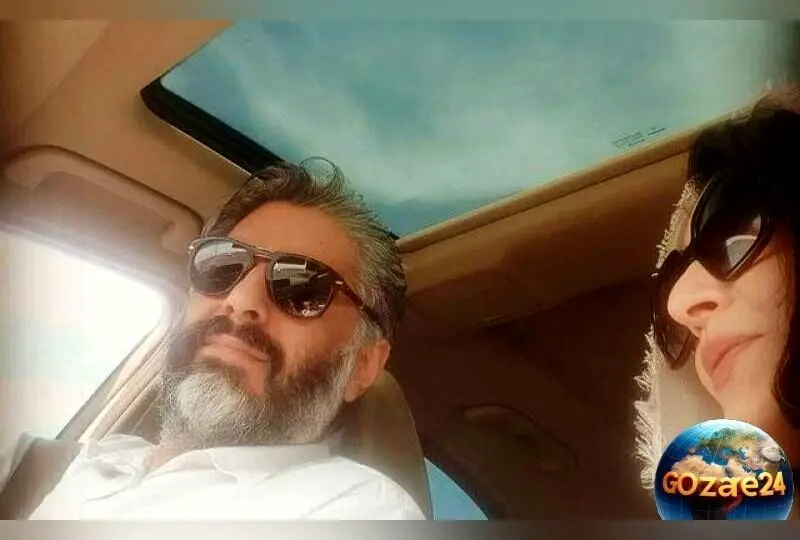 تصویری از شام عاشقانه ساره بیات و همسرش در رستوران لوکس اروپایی با چیدمان شاعرانه و شمعدانی طلایی