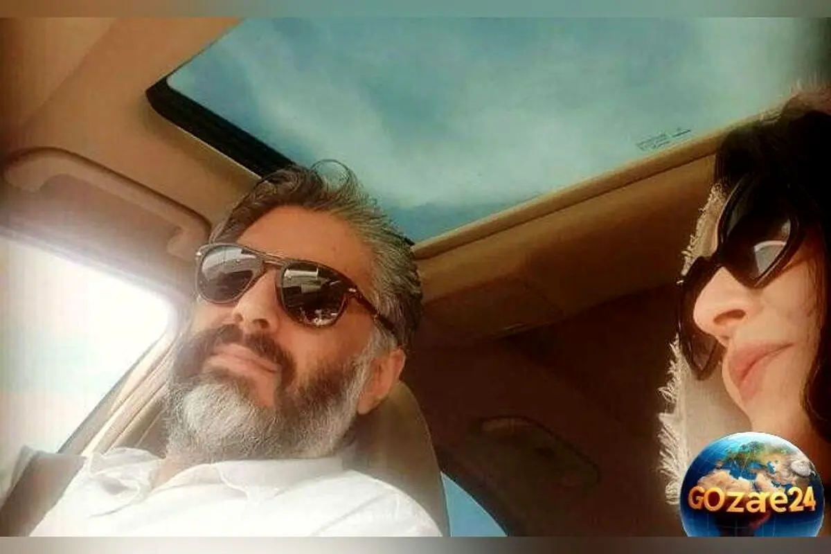 تصویری از شام عاشقانه ساره بیات و همسرش در رستوران لوکس اروپایی با چیدمان شاعرانه و شمعدانی طلایی