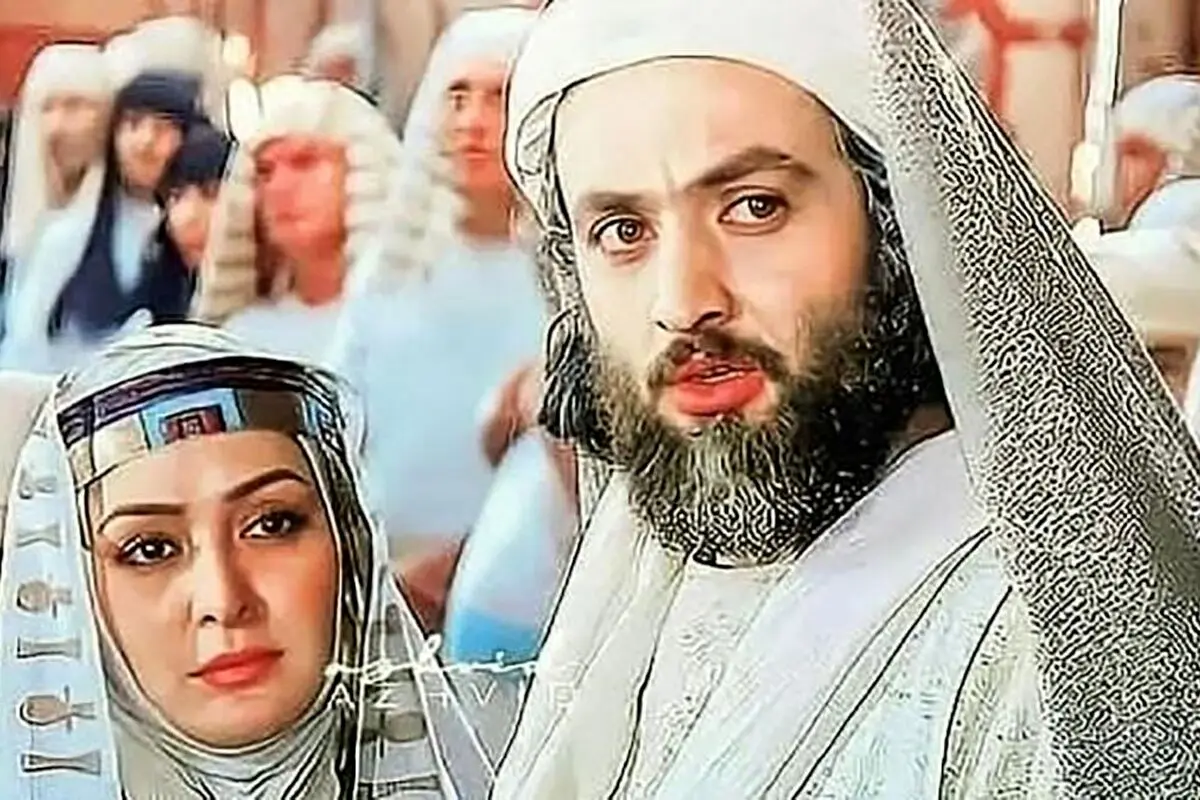 عکس کمیاب از کودکی الهام حمیدی بازیگر نقش آسنات در سریال یوسف پیامبر | تصویر نادر سال 1359