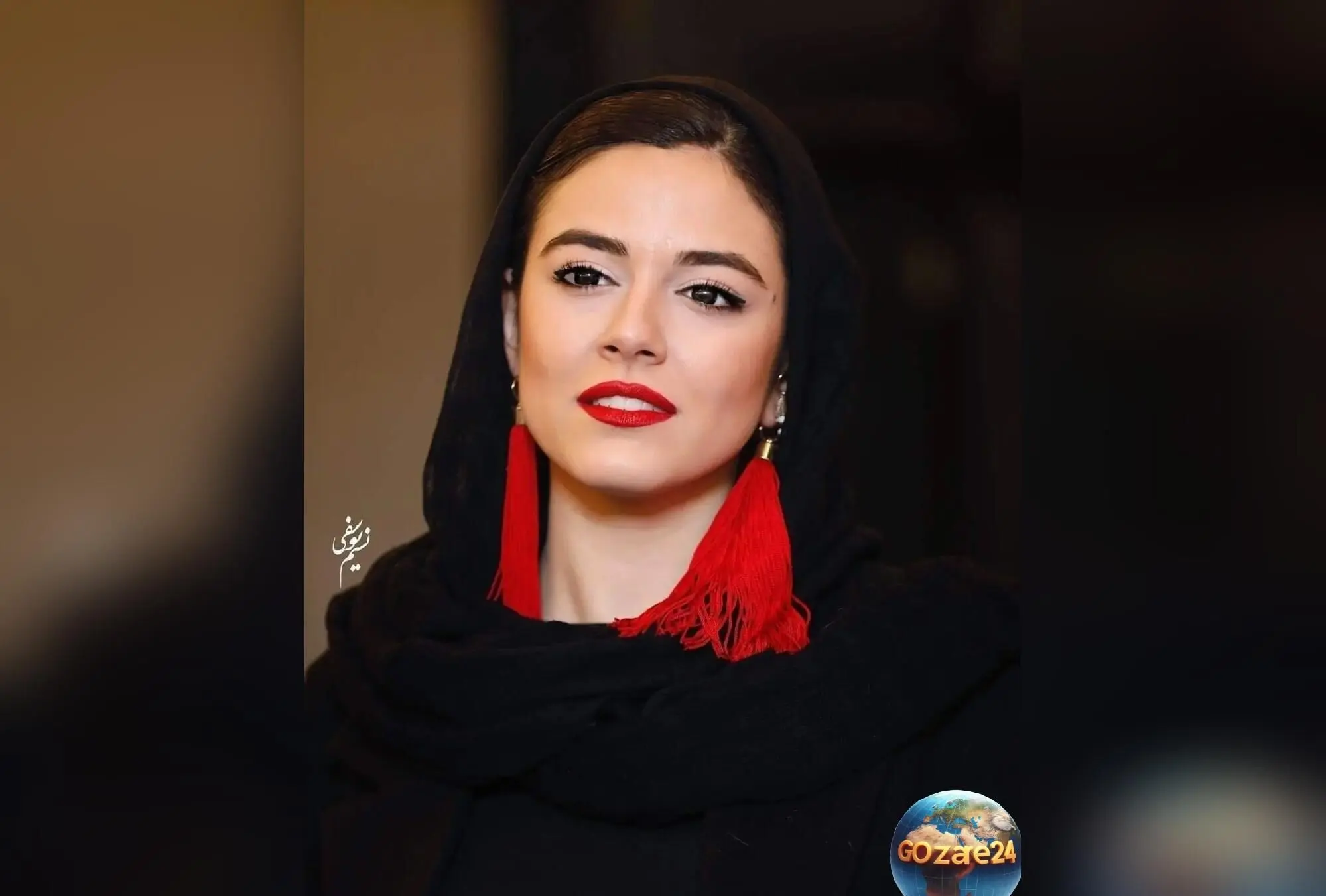 ماهور الوند با استایل آکروماتیک ماهور الوند در استایل کژوال با مانتو راه راه و چکیده جذاب در اینستاگرام