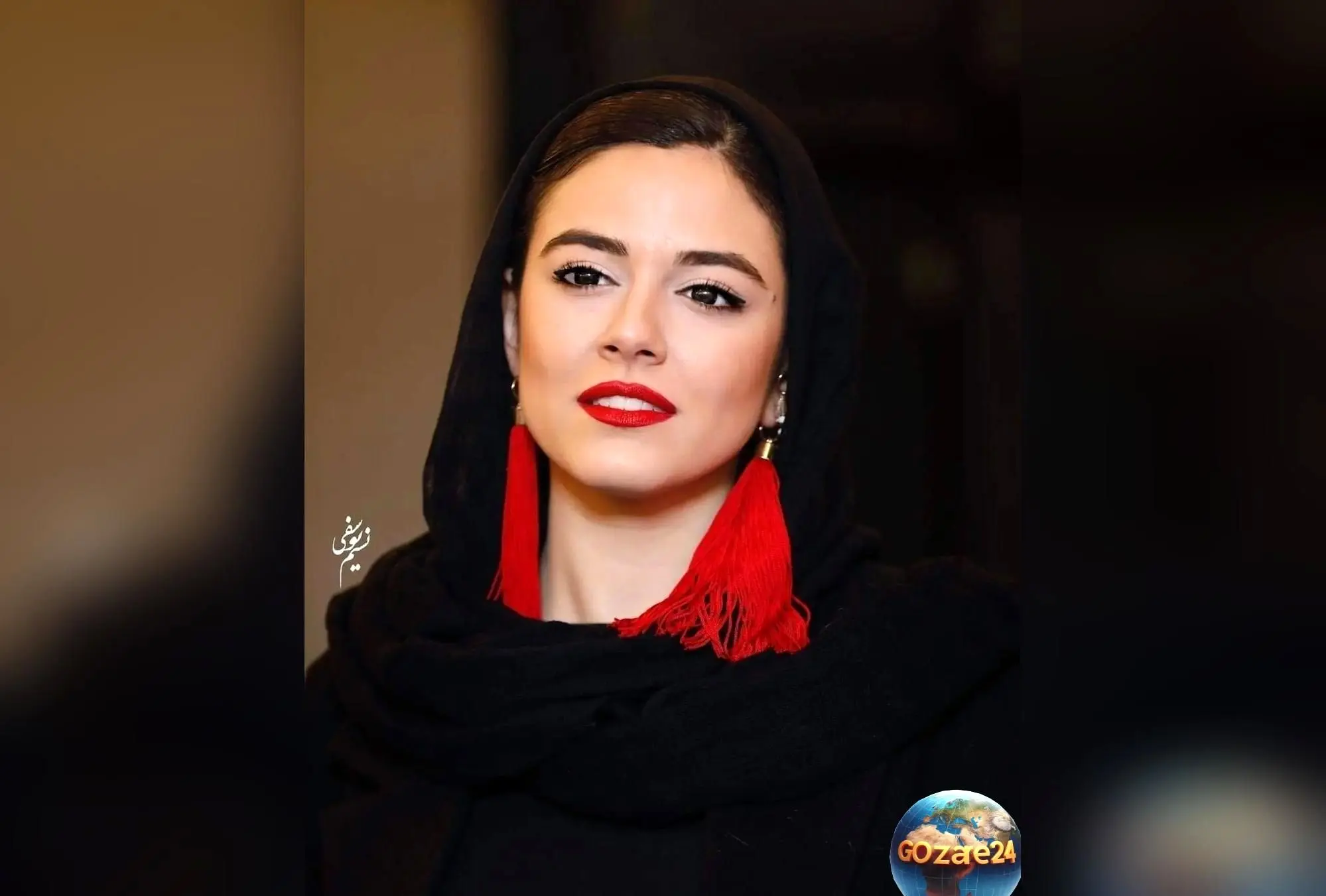 ماهور الوند با استایل آکروماتیک ماهور الوند در استایل کژوال با مانتو راه راه و چکیده جذاب در اینستاگرام