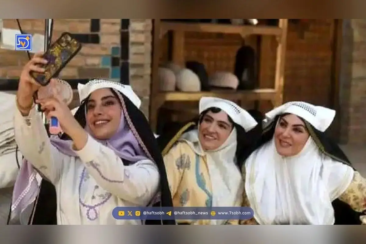 تصاویر پشت صحنه سریال بامداد خمار با بازی ترلان پروانه و محبت لاله اسکندری در کنار بازیگران زیبا