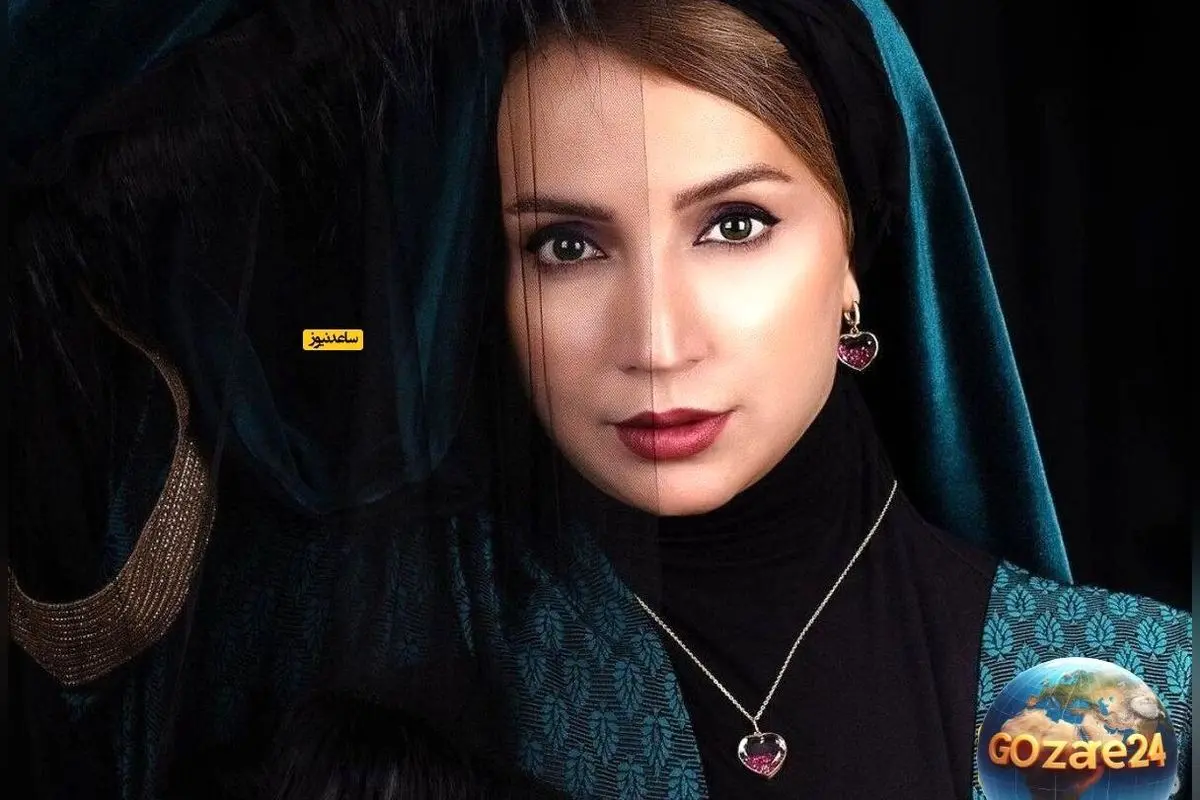 مدل مانتو گیپور و شال طلایی شبنم قلی خانی، استایلی لوکس و مجلل برای مهمانی‌های شبانه