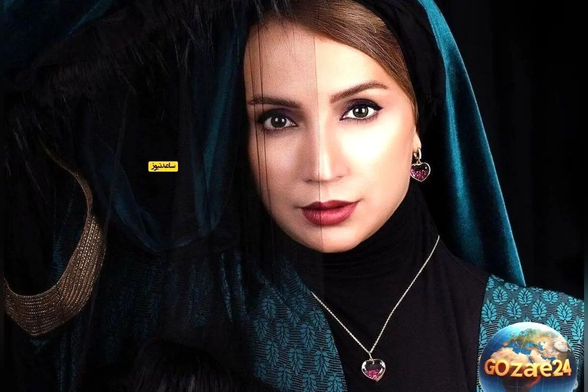 مدل مانتو گیپور و شال طلایی شبنم قلی خانی، استایلی لوکس و مجلل برای مهمانی‌های شبانه