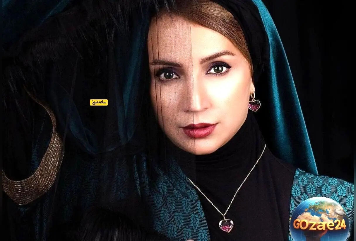 مدل مانتو گیپور و شال طلایی شبنم قلی خانی، استایلی لوکس و مجلل برای مهمانی‌های شبانه