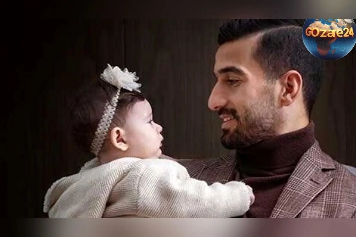 عکس کیک تولد رنگین کمانی دختر احسان حاج صفی در کنار ساحل + لحظات خانوادگی شادی