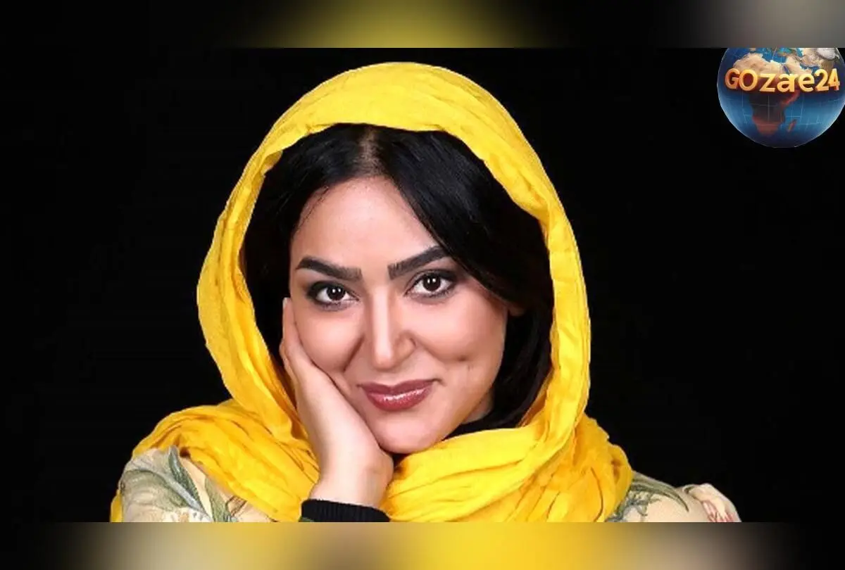 ژست مدلینگ فریبا طالبی با استایل زرد قناری و همسرش در کنار هم در لباس ست زن و شوهری