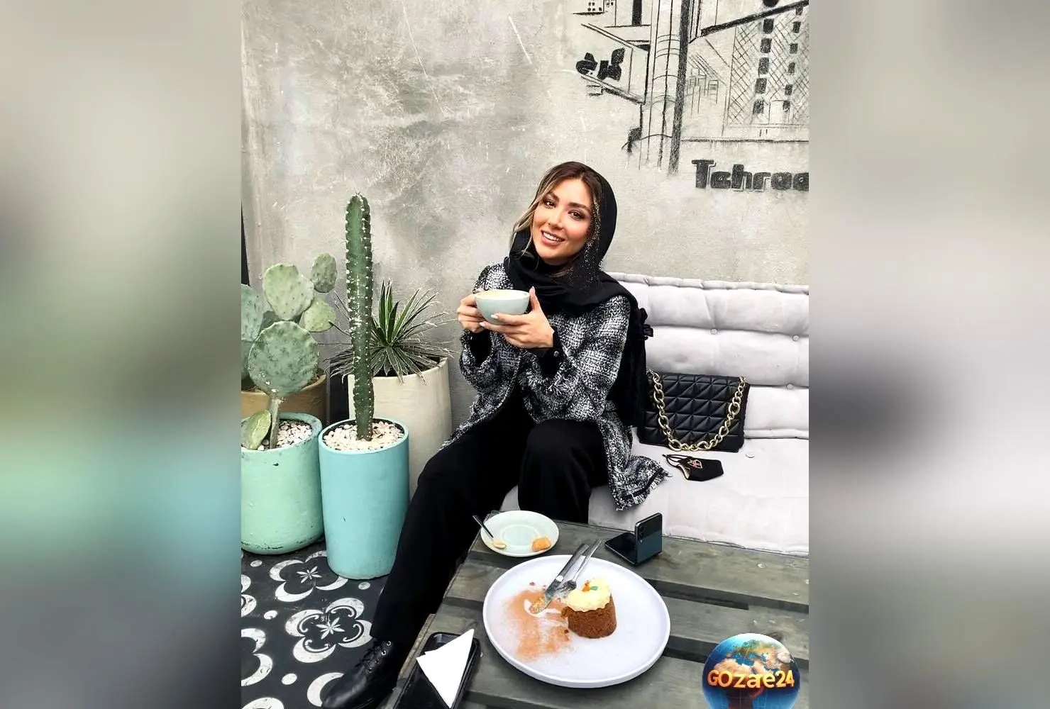 مینا مختاری، بلاگر و طراح لباس، همسر باکلاس بهرام رادان با دیزاین خاص و جذاب + عکس