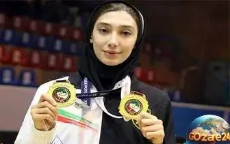 مبینا نعمت‌زاده، مدال‌آور المپیک پاریس و دختر جوان پدر و مادر محجبه؛ روایتی از تلاش، افتخار و آرزوی پزشکی در سنین کم