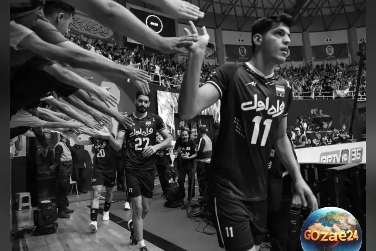 قهرمان ناخوانده والیبال ایران در مراسم عزای ستاره جوان صابر کاظمی + ویدیو و جزئیات