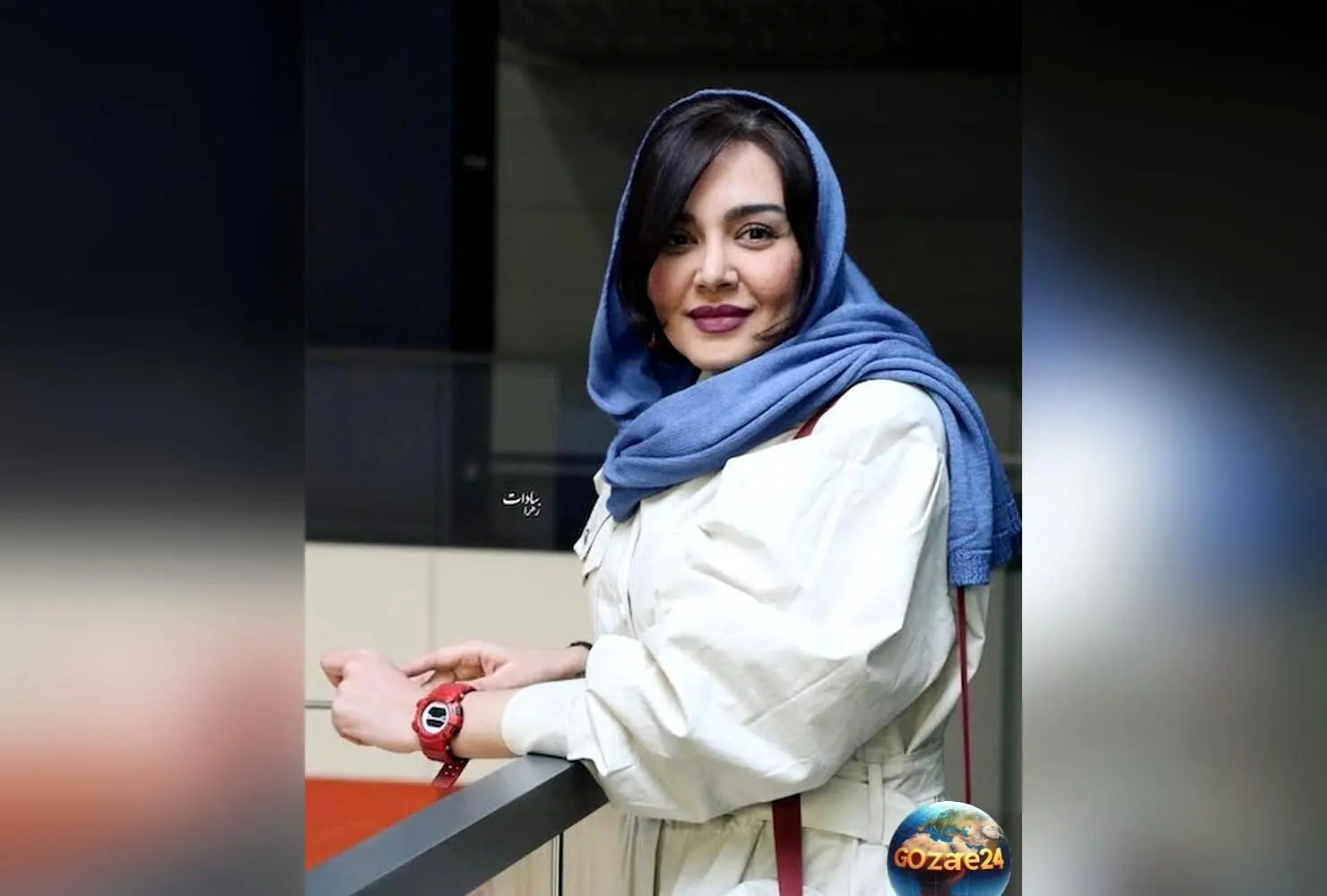 تیپ رسمی و باکلاس ندا قاسمی با چشمان خمار و کشیده‌اش در جدیدترین استایل جذاب!
