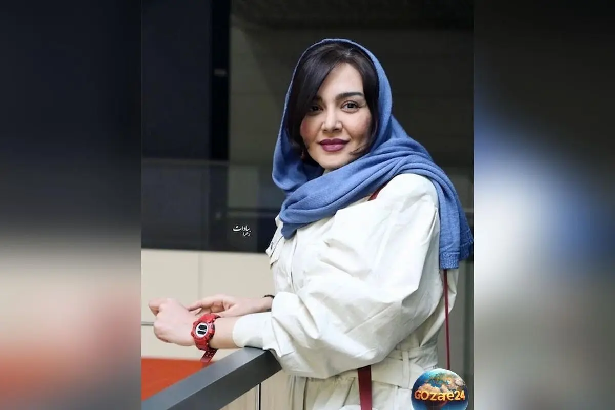 تیپ رسمی و باکلاس ندا قاسمی با چشمان خمار و کشیده‌اش در جدیدترین استایل جذاب!