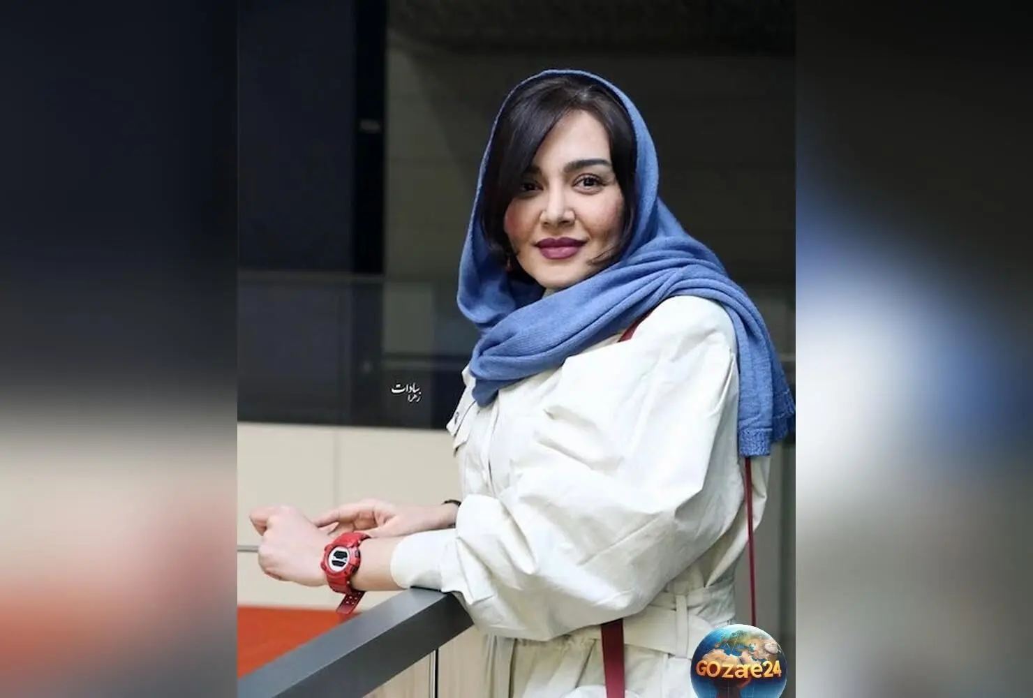 تیپ رسمی و باکلاس ندا قاسمی با چشمان خمار و کشیده‌اش در جدیدترین استایل جذاب!