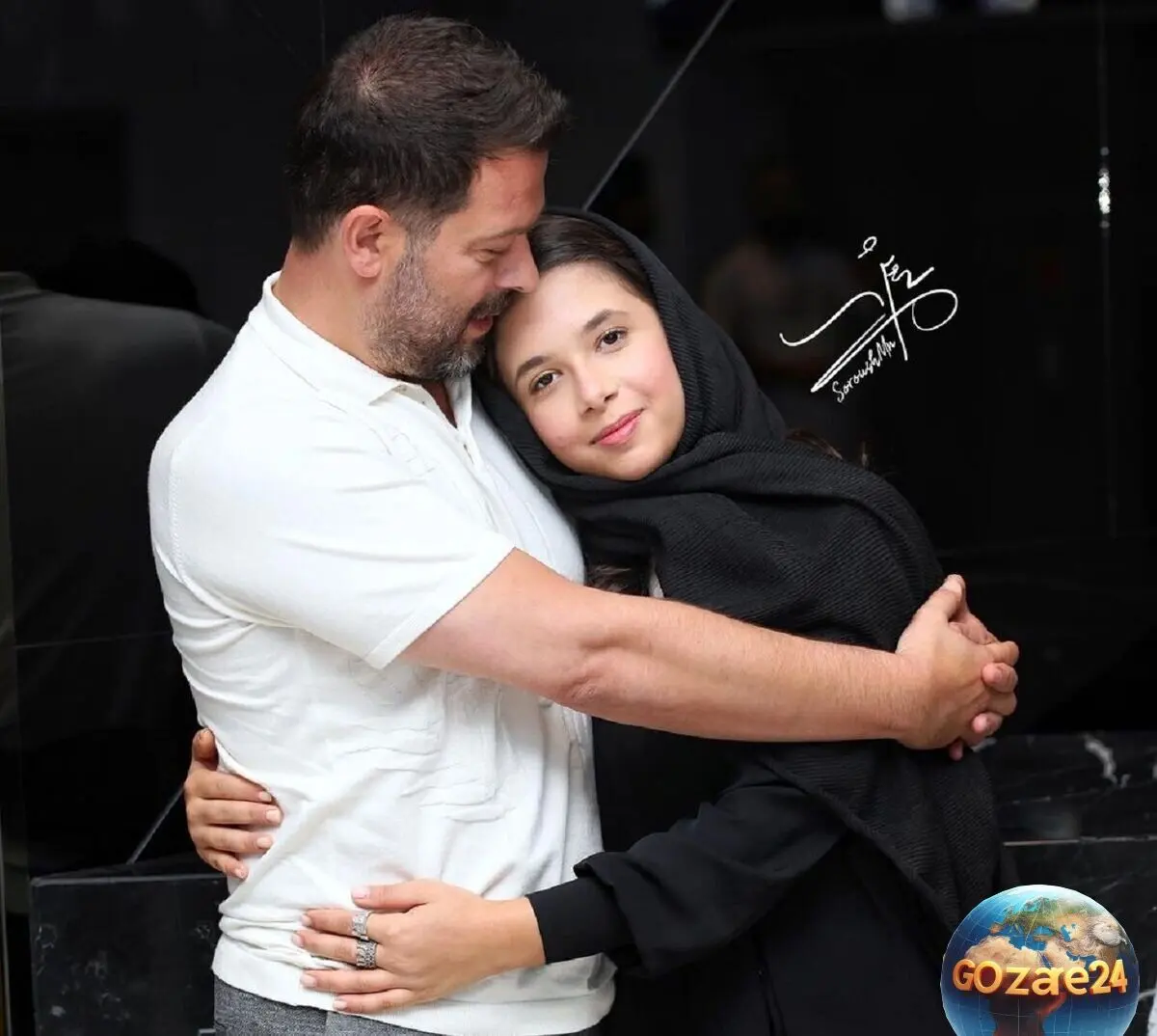 نفس بازغی با انتشار عکس دو نفره و استوری احساسی، از لحظه تلخ و شیرین زندگی پدرش پژمان بازغی پرده برداشت