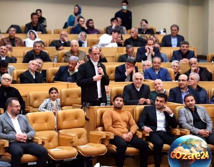 حضور بدل جهان‌پهلوان تختی در مراسم رونمایی از صدای ماندگار او در سده المپیک ایران