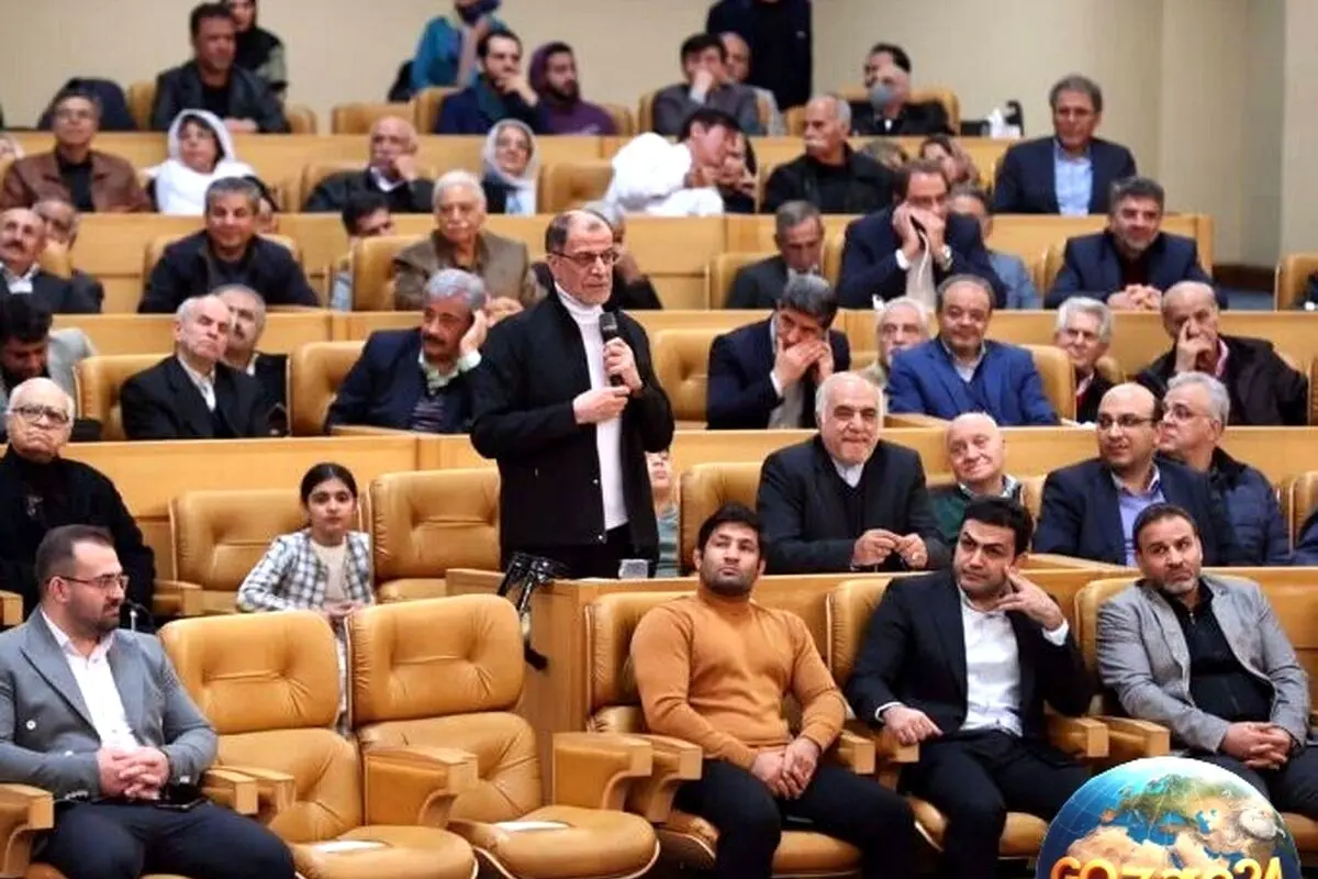 حضور بدل جهان‌پهلوان تختی در مراسم رونمایی از صدای ماندگار او در سده المپیک ایران