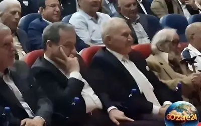 حضور عباس عراقچی در مراسم تجلیل از پیشکسوت فوتبال ایران با اجرای آهنگ ممنوعه و دیدنی‌های ویژه
