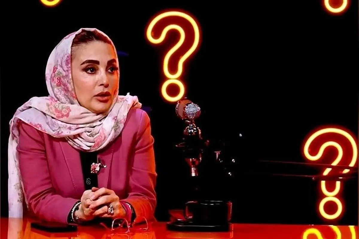 ژیلا صادقی در برنامه «رُک» با دکور مشکی و نارنجی جسورانه و نمادهای بی‌پرده و صریح فاش شد