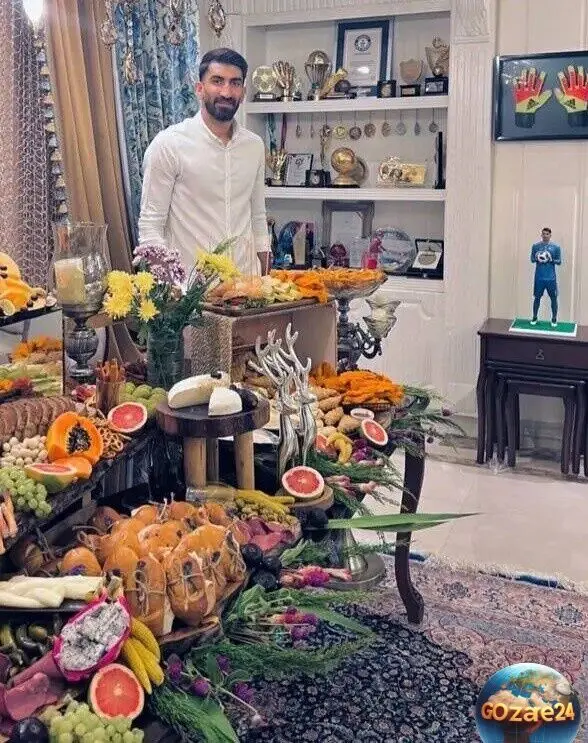 تصاویر خانه لوکس و مدرن علیرضا بیرانوند با طراحی آرامش‌بخش به سبک همسری‌اش اکرم بانو