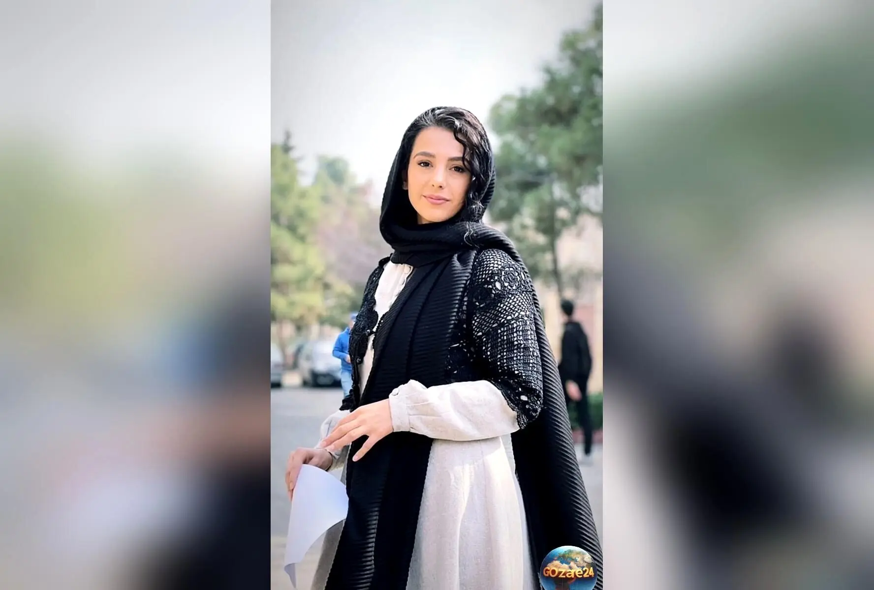 جوانه دلشاد با ژست پرعشوه و مینی اسکارف خالخالی در جدیدترین عکس اینستاگرام خود را ببینید