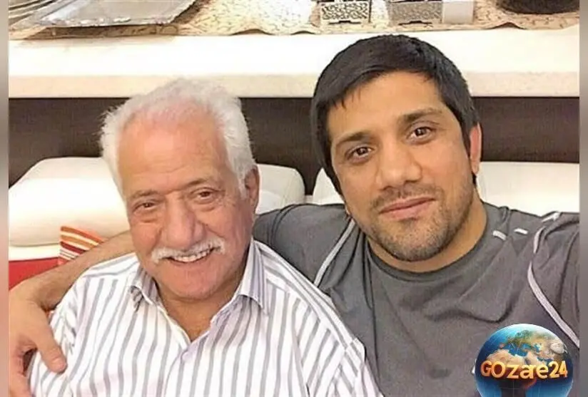عکس کمتر دیده شده از علیرضا دبیر در کنار پدرش در حال خوردن صبحانه ساده و بدون تجملات در خانه پدری