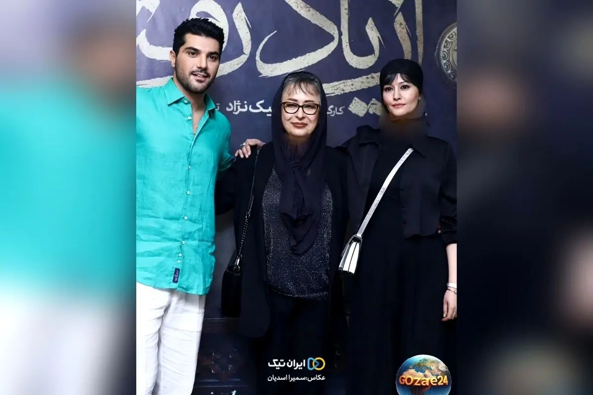 لحظه دیدنی ورود سینا مهراد به اکران سریال «از یاد رفته» به سبک پهلوون‌های داش مشتی + ویدئو و تصاویر جذاب