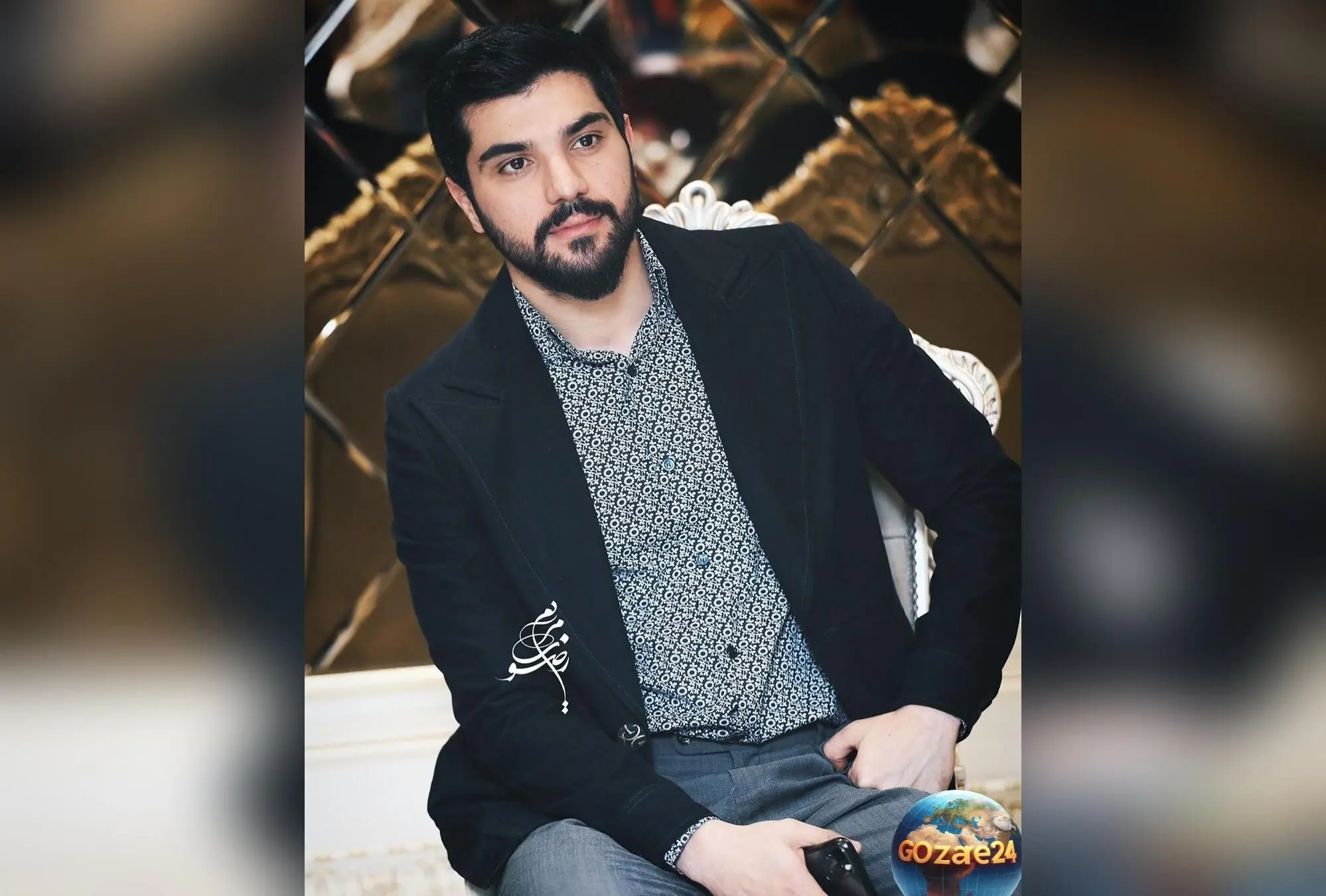 استایل جذاب دامادی سینا مهراد در کنار عروس در سریال آقازاده + عکس جدید
