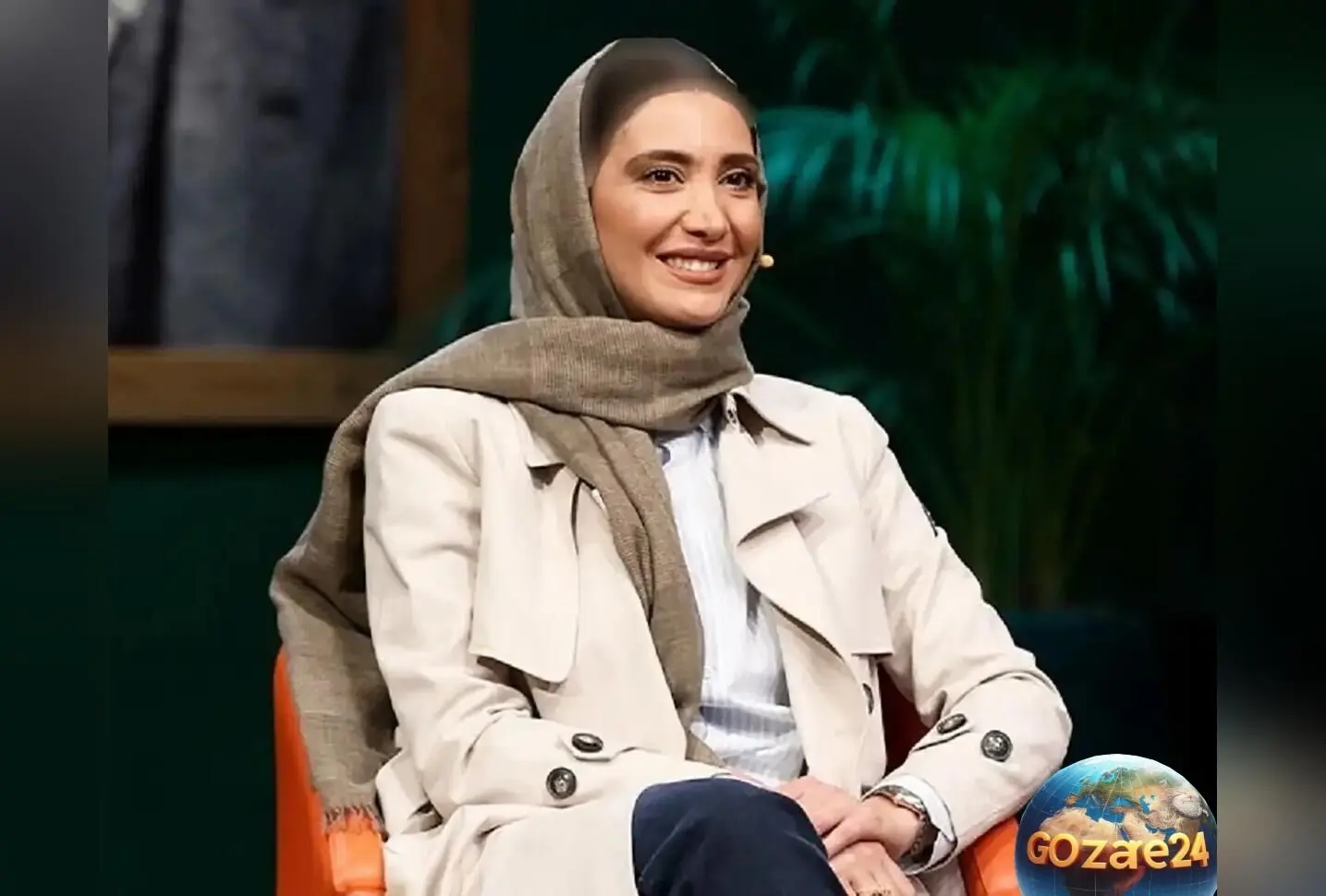 نیکی مظفری در حالت ژست مدلینگ و گریم با استایل ناب در برنامه «دید آرت» سایت نماشا