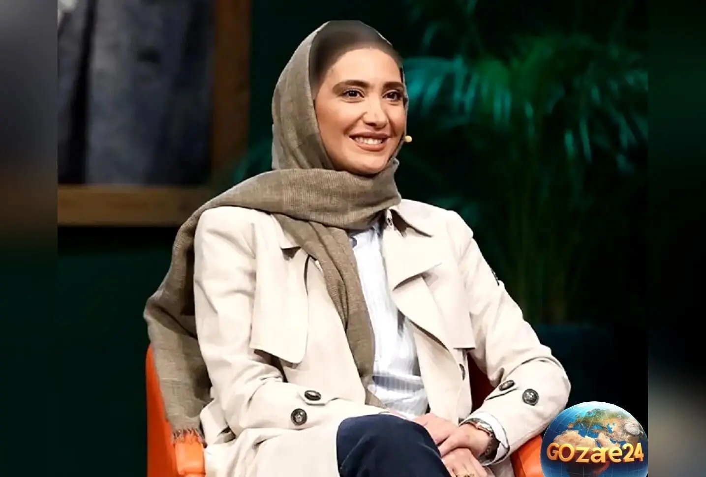 نیکی مظفری در حالت ژست مدلینگ و گریم با استایل ناب در برنامه «دید آرت» سایت نماشا