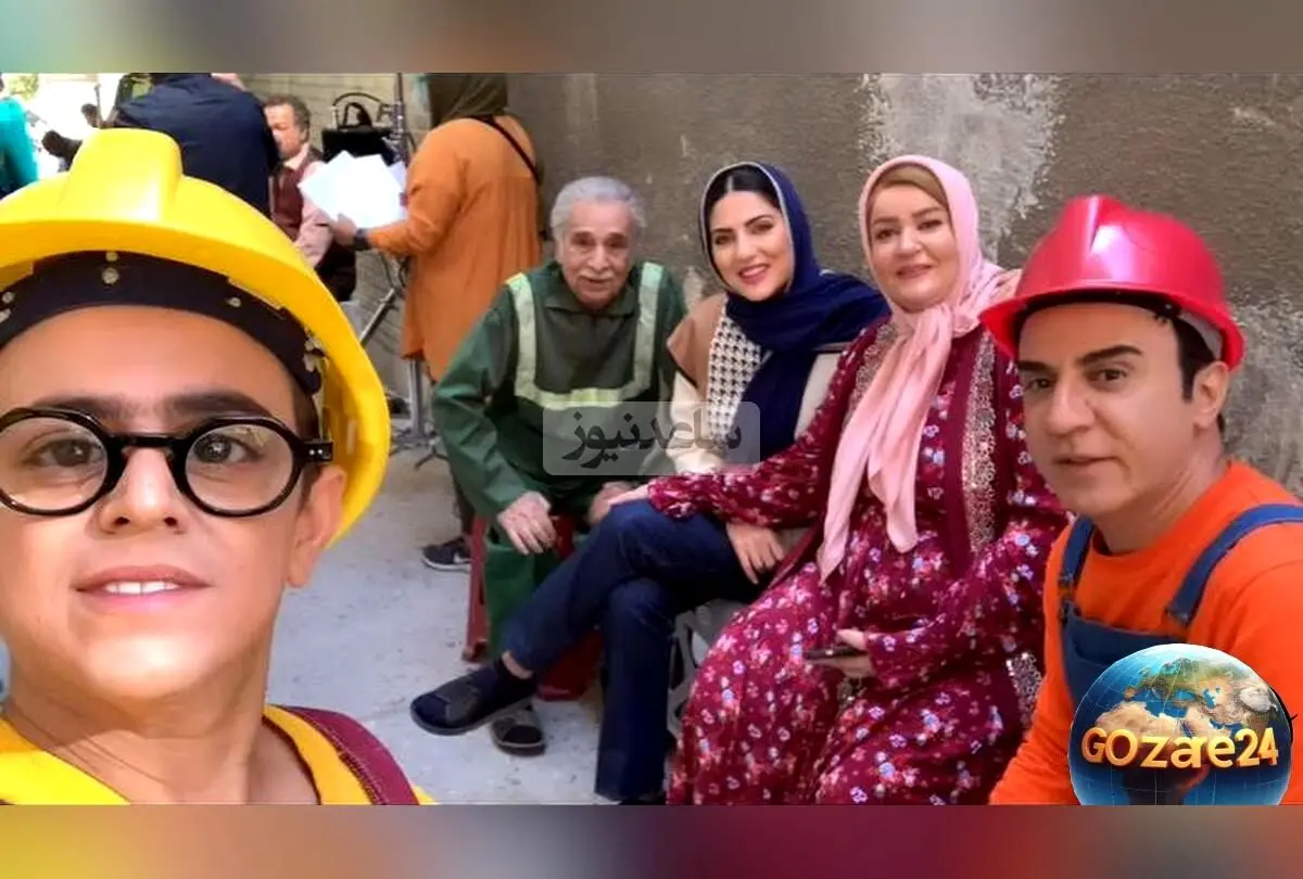ویدیو غافلگیری عمو پورنگ و ابراز علاقه واقعی نعیمه نظام‌دوست در پشت صحنه سریال لالایی + واکنش داریوش فرضیایی