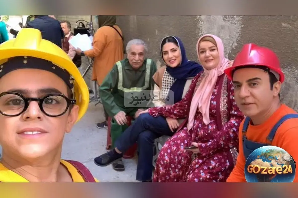 ویدیو غافلگیری عمو پورنگ و ابراز علاقه واقعی نعیمه نظام‌دوست در پشت صحنه سریال لالایی + واکنش داریوش فرضیایی