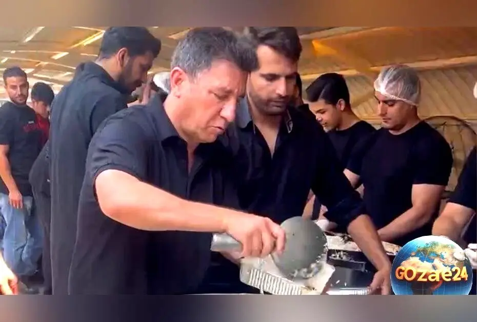 امیر قلعه‌نویی؛ مربی پرافتخار فوتبال ایران در کنار عزاداری‌های سنتی و نذری‌های حسینی