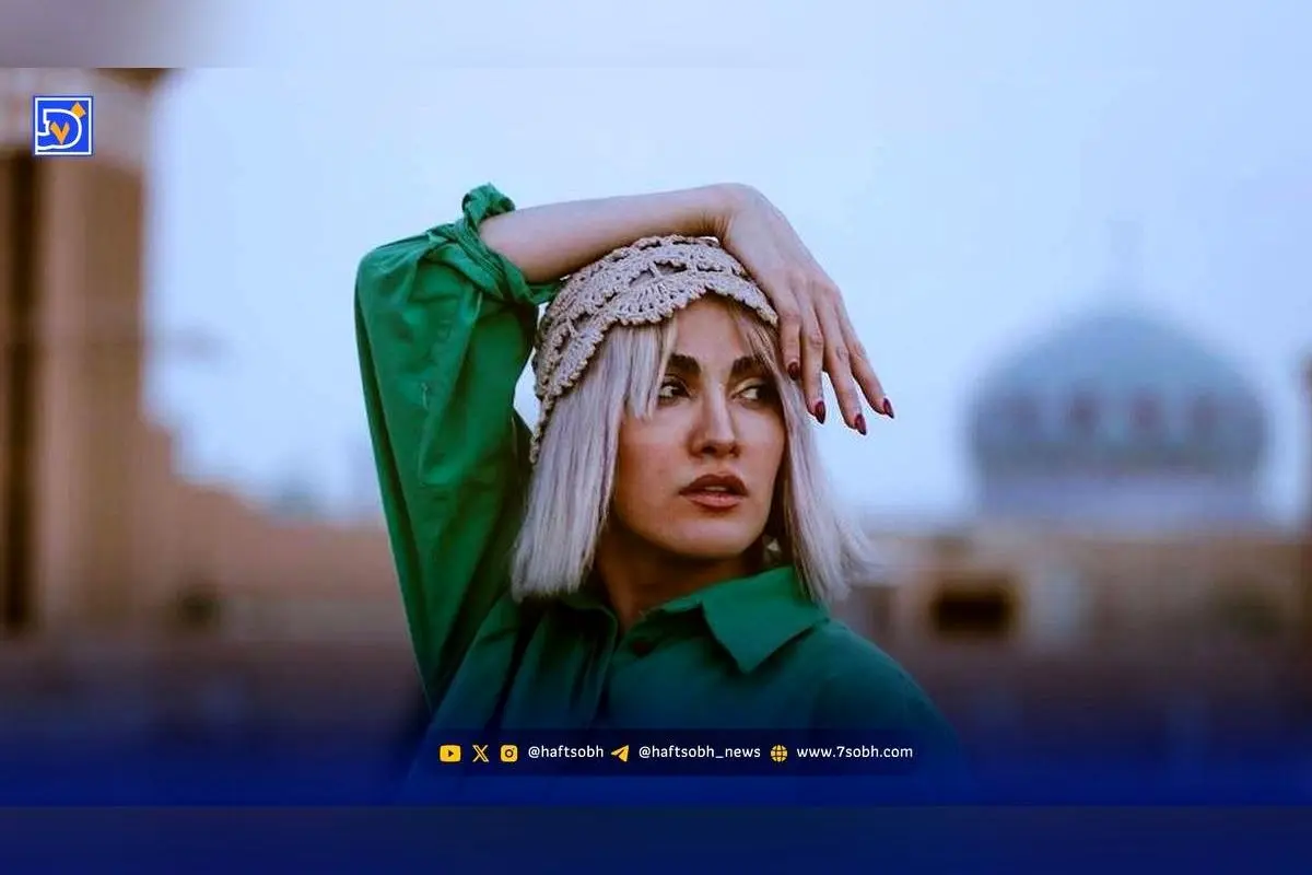 ریحانه رضی با استایل جدید و موهای بلوند در یزد؛ بازیگر «تاسیان» طرفداران را غافلگیر کرد
