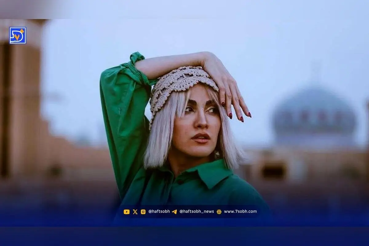 ریحانه رضی با استایل جدید و موهای بلوند در یزد؛ بازیگر «تاسیان» طرفداران را غافلگیر کرد
