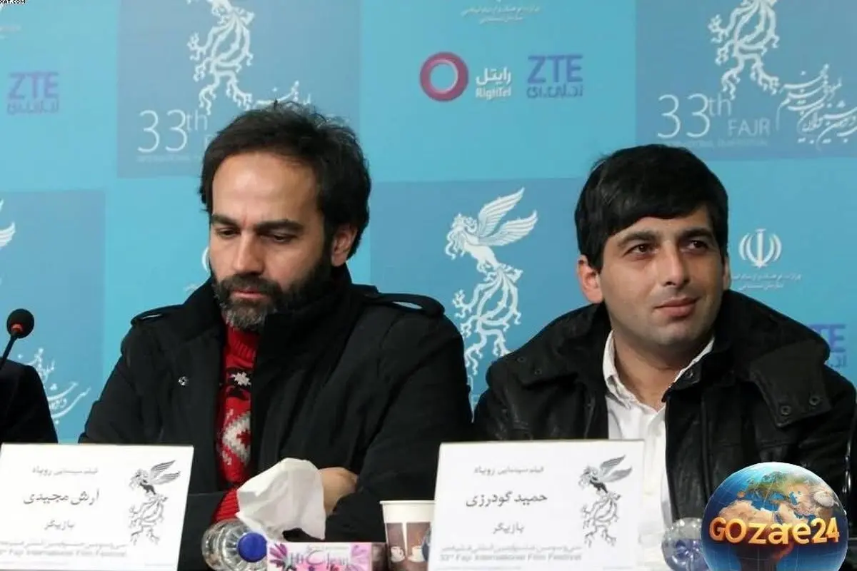 تصویر مشترک حمید گودرزی و آرش مجیدی در سریال دلدادگان با سِبیلهای خاص