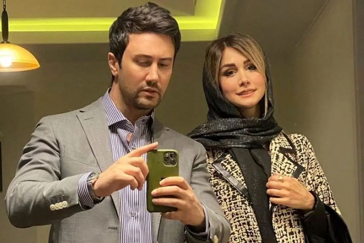 عکس جذاب شاهرخ استخری و دخترش نبات؛ چهره‌هایی که مثل سیب از وسط نصف شده‌ان!