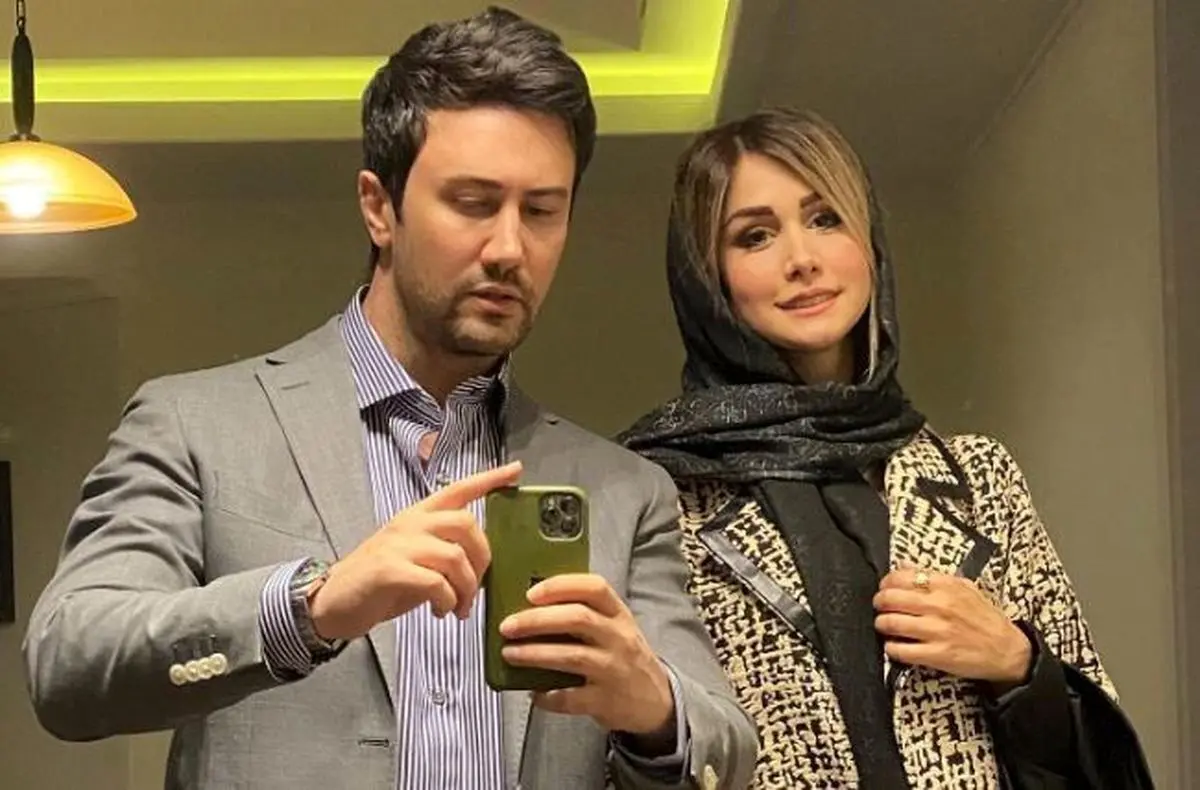 عکس جذاب شاهرخ استخری و دخترش نبات؛ چهره‌هایی که مثل سیب از وسط نصف شده‌ان!
