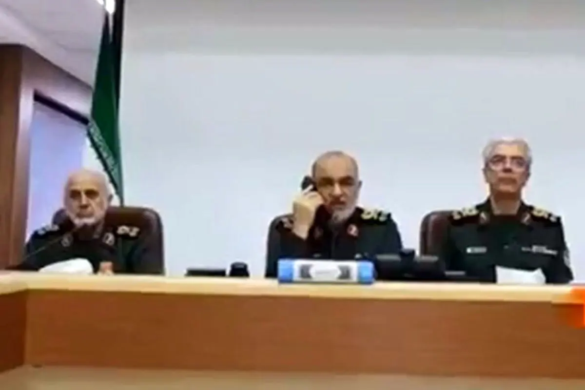 تصویر نخست از پیکر شهیدان سلامی، حاجیزاده و باقری در معراج شهدای تهران منتشر شد