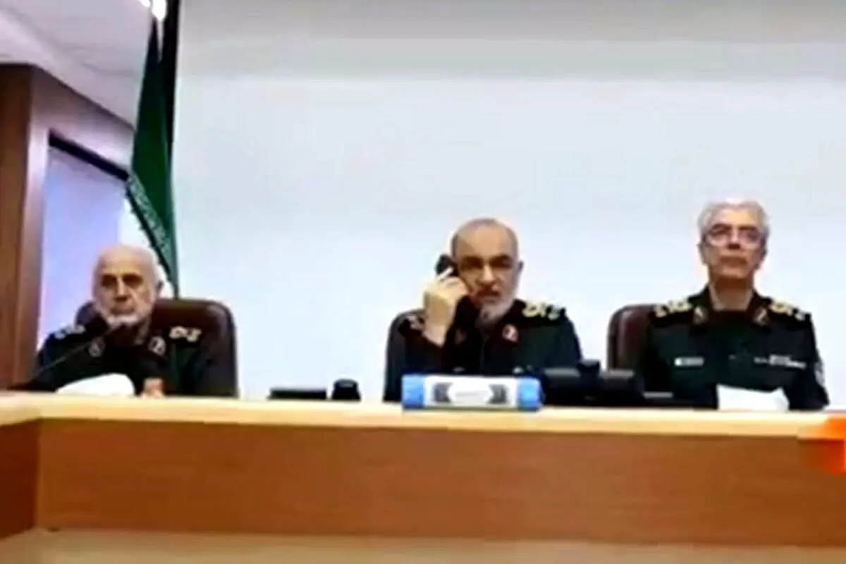 تصویر نخست از پیکر شهیدان سلامی، حاجی‌زاده و باقری در معراج شهدای تهران منتشر شد