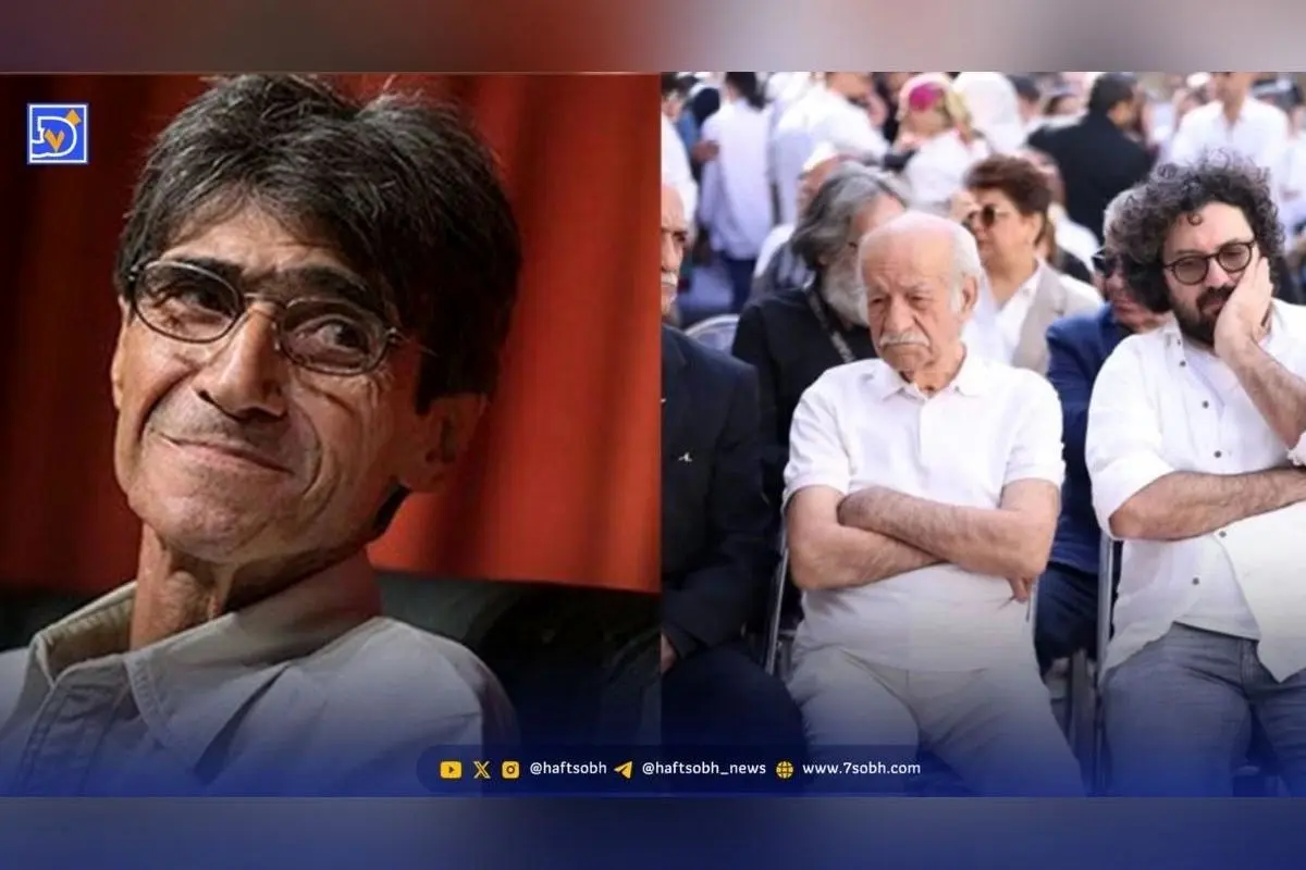 مراسم وداع با ناصر تقوایی: هنرمندان با لباس سفید در یادبودی معنادار و نمادین