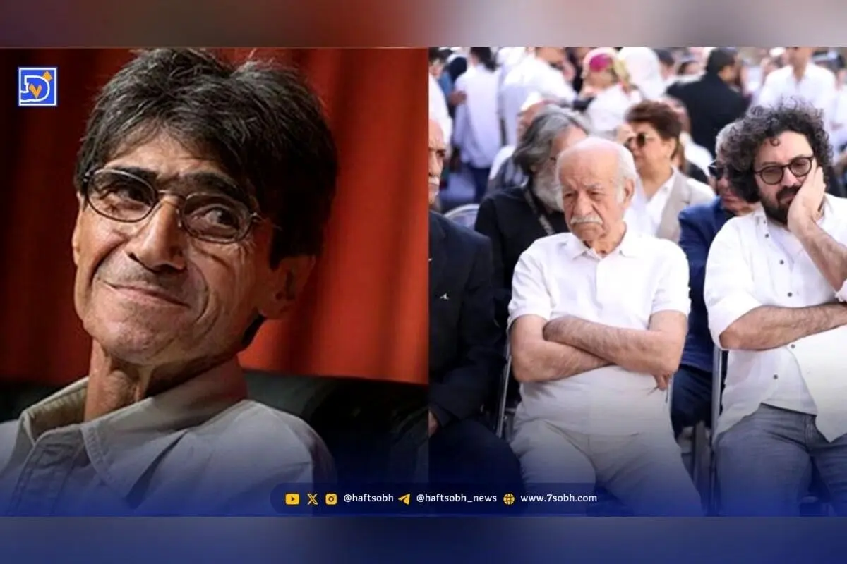 مراسم وداع با ناصر تقوایی: هنرمندان با لباس سفید در یادبودی معنادار و نمادین