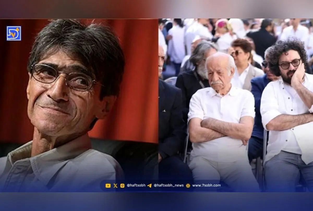 مراسم وداع با ناصر تقوایی: هنرمندان با لباس سفید در یادبودی معنادار و نمادین