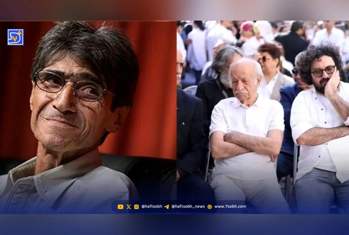 مراسم وداع با ناصر تقوایی: هنرمندان با لباس سفید در یادبودی معنادار و نمادین