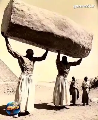 اهرام مصر چگونه ساخته شد؟ فرضیاتی عجیب و تصوری با هوش‌مصنوعی