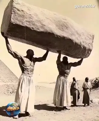 اهرام مصر چگونه ساخته شد؟ فرضیاتی عجیب و تصوری با هوش‌مصنوعی